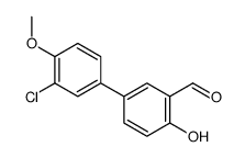 5-(3-chloro-4-methoxyphenyl)-2-hydroxybenzaldehyde Structure
