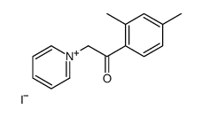 1-(2,4-dimethylphenyl)-2-pyridin-1-ium-1-ylethanone,iodide结构式