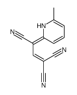 3-(6-methyl-1H-pyridin-2-ylidene)prop-1-ene-1,1,3-tricarbonitrile Structure