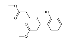 dimethyl 3-(2-hydroxyphenyl)-3,3'-thiodipropionate结构式