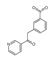 2-(3-Nitro-phenyl)-1-pyridin-3-yl-ethanone结构式