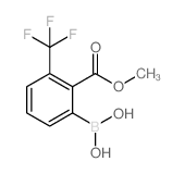 (2-(METHOXYCARBONYL)-3-(TRIFLUOROMETHYL)PHENYL)BORONIC ACID Structure