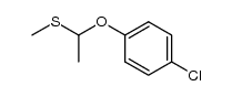 (1-(4-chlorophenoxy)ethyl)(methyl)sulfane结构式