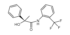 (S)-(-)-2-phenyl-2-hydroxy-N-(2-trifluoromethylphenyl)propionamide Structure