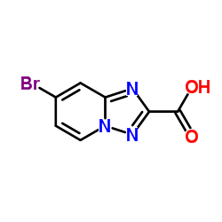 7-Bromo[1,2,4]triazolo[1,5-a]pyridine-2-carboxylic acid结构式
