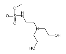 methyl N-[2-[bis(2-hydroxyethyl)amino]ethyl]sulfamate结构式