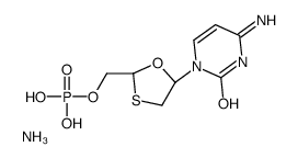 Lamivudine Monophosphate AMMonium Salt Structure