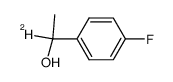 1-(p-fluorophenyl)ethanol-1-d Structure