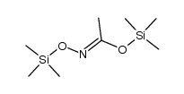 (E)-O-trimethylsilyl ester of O'-trimethylsilylacetohydroximic acid Structure