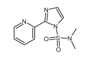 N,N-dimethyl-2-(pyridin-2-yl)-1H-imidazole-1-sulfonamide结构式