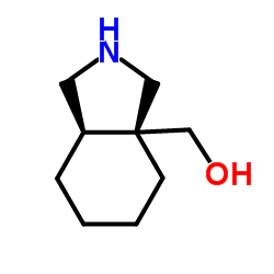 ((3aR,7aR)-octahydro-1H-isoindol-3a-yl)methanol HCl structure