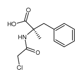 N-Chloroacetyl-D-α-methylphenylalanine结构式