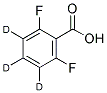 2,6-Difluorobenzoic acid-d3 Structure