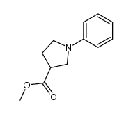 methyl 1-phenylpyrrolidine-3-carboxylate Structure