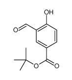 3-甲酰基-4-羟基苯甲酸叔丁酯结构式