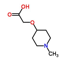 [(1-Methyl-4-piperidinyl)oxy]acetic acid结构式