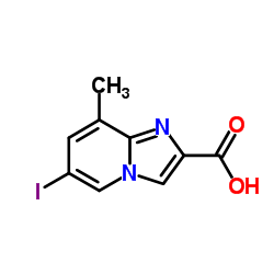 6-Iodo-8-methylimidazo[1,2-a]pyridine-2-carboxylic acid Structure