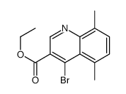 4-Bromo-5,8-dimethylquinoline-3-carboxylic acid ethyl ester picture