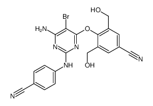 Dihydroxy Etravirine Structure