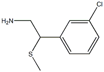 2-(3-chlorophenyl)-2-(methylsulfanyl)ethan-1-amine Structure