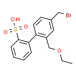 4'-(bromomethyl)-2'-ethoxybiphenyl-2-sulfonic acid Structure