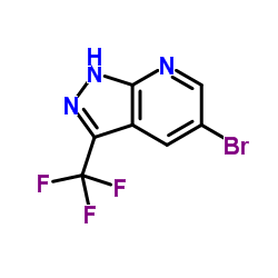 5-Bromo-3-(trifluoromethyl)-1H-pyrazolo[3,4-b]pyridine Structure