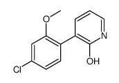 3-(4-chloro-2-methoxyphenyl)-1H-pyridin-2-one Structure