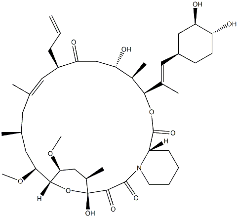 Tacrolimus 31-DMT structure