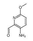 3-amino-6-Methoxypicolinaldehyde structure
