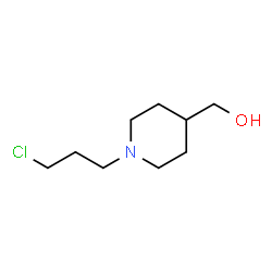 (1-(3-chloropropyl)piperidin-4-yl)methanol Structure