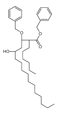 Benzyl (2S,3S,5S)-2-Hexyl-3-benzyloxy-5-hydroxyhexadecanoate结构式