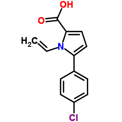 5-(4-CHLORO-PHENYL)-1-VINYL-1 H-PYRROLE-2-CARBOXYLIC ACID structure