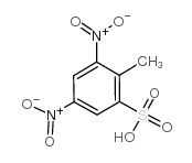 2-methyl-3,5-dinitrobenzenesulfonic acid Structure