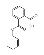 Mono(2E-pentenyl) Phthalate structure