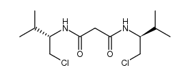 N1,N3-bis((S)-1-chloro-3-methylbutan-2-yl)malonamide Structure