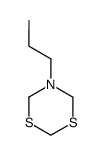 5-propyl-5,6-dihydro-4H-1,3,5-dithiazine Structure