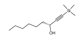 (R)-1-(trimethylsilyl)-1-nonyn-3-ol Structure