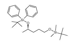 (R)-2,2,5,10,10,11,11-heptamethyl-3,3-diphenyl-4,9-dioxa-3,10-disiladodecane结构式