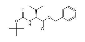 picolyl N-Boc-L-valinate结构式