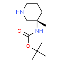 N-[(3S)-3-甲基哌啶-3-基]氨基甲酸叔丁酯图片