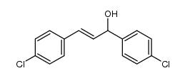 1,3-Di-(4-chlorphenyl)prop-2-en-1-ol Structure