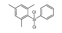 dichloro(2,4,6-trimethylphenyl)phenylsilane结构式