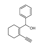 (2-ethynylcyclohex-1-en-1-yl)(phenyl)methanol结构式