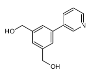 [3-(hydroxymethyl)-5-pyridin-3-ylphenyl]methanol结构式