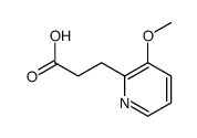 3-(3-甲氧基吡啶-2-基)丙酸结构式