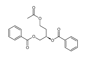 (R)-4-O-acetyl-1,2-di-O-(benzoyl)butane-1,2,4-triol Structure