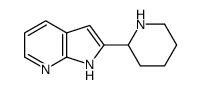 2-(哌啶-2-基)-1H-吡咯并[2,3-b]吡啶结构式