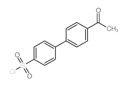 4'-ACETYL-[1,1'-BIPHENYL]-4-SULFONYL CHLORIDE Structure