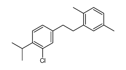 2-chloro-4-[2-(2,5-dimethylphenyl)ethyl]-1-propan-2-ylbenzene Structure