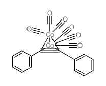 Cobalt, hexacarbonyl[m-[1,1'-(h2:h2-1,2-ethynediyl)bis[benzene]]]di-, (Co-Co)结构式